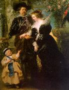 Peter Paul Rubens Rubens with his Wife, Helene Fourmont and Their Son, Peter Paul oil painting picture wholesale